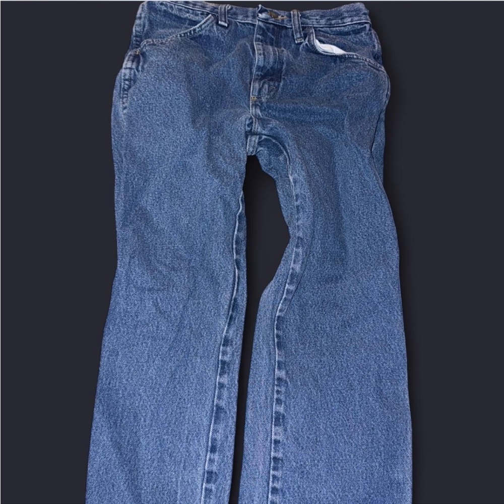 Rustler Men's Straight Jeans - Blue